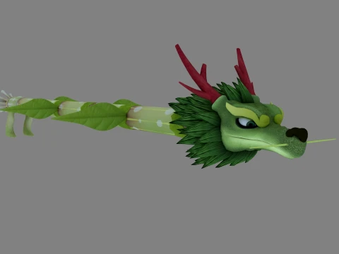 Cartoon dragon 3D Model