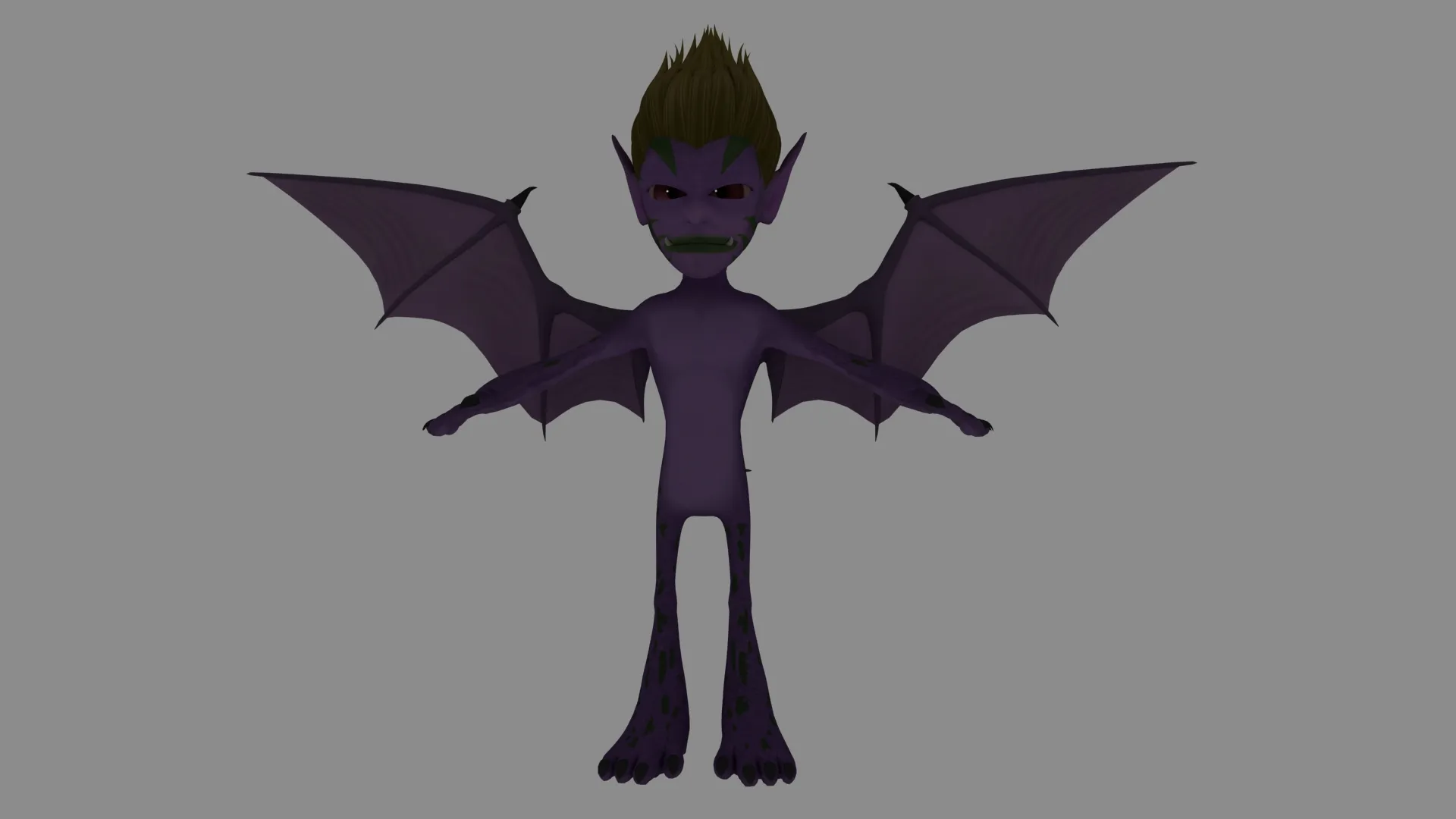 Cartoon monster 3D Model .c4d .max .obj .3ds .fbx .stl .blend 