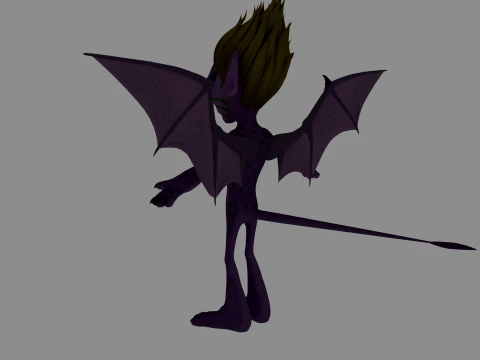 Cartoon monster 3D Model