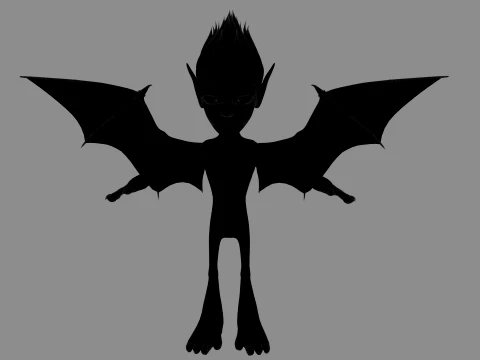 Cartoon monster 3D Model