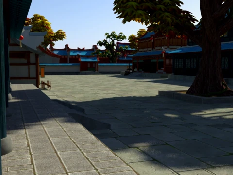 Cartoon house 3D Modell