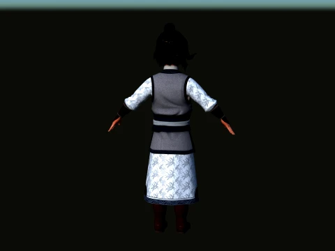 Cartoon General 3D Model