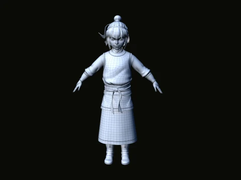 Cartoon General 3D Model