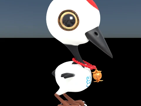 Cartoon bird Modelo 3D