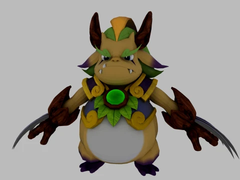 Cartoon monster 3D Model