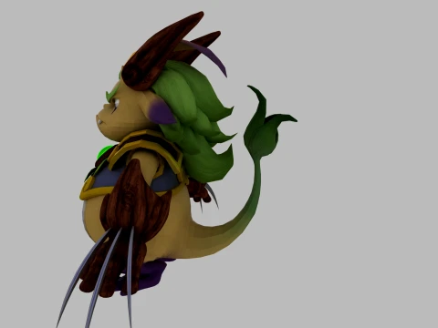 Cartoon monster 3D Model