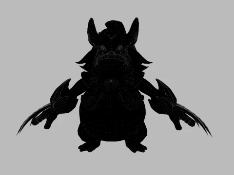 Cartoon monster 3D Model