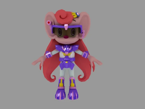 Cartoon mouse 3D Model
