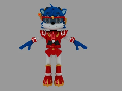 Cartoon cat 3D Model