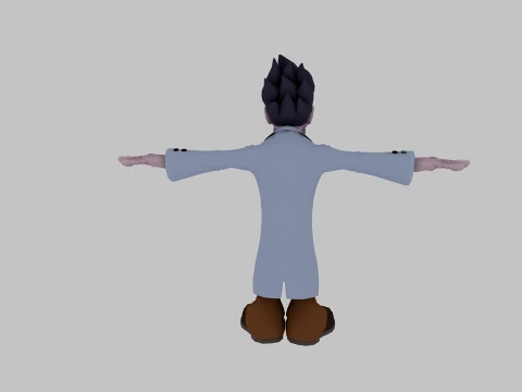 Dr Cartoon 3D Model
