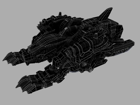Building Block Dinosaur 3D Model