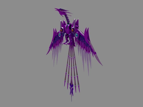 Building Block Phoenix 3D Model