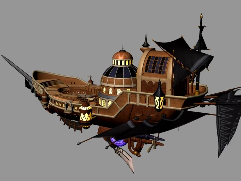 Spacecraft 3D Model
