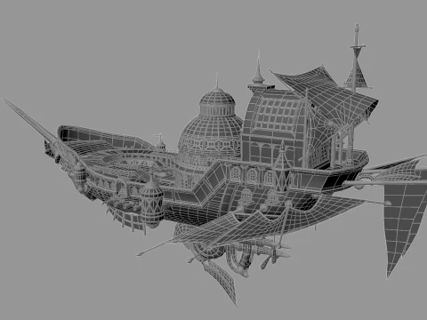 Spacecraft 3D Model