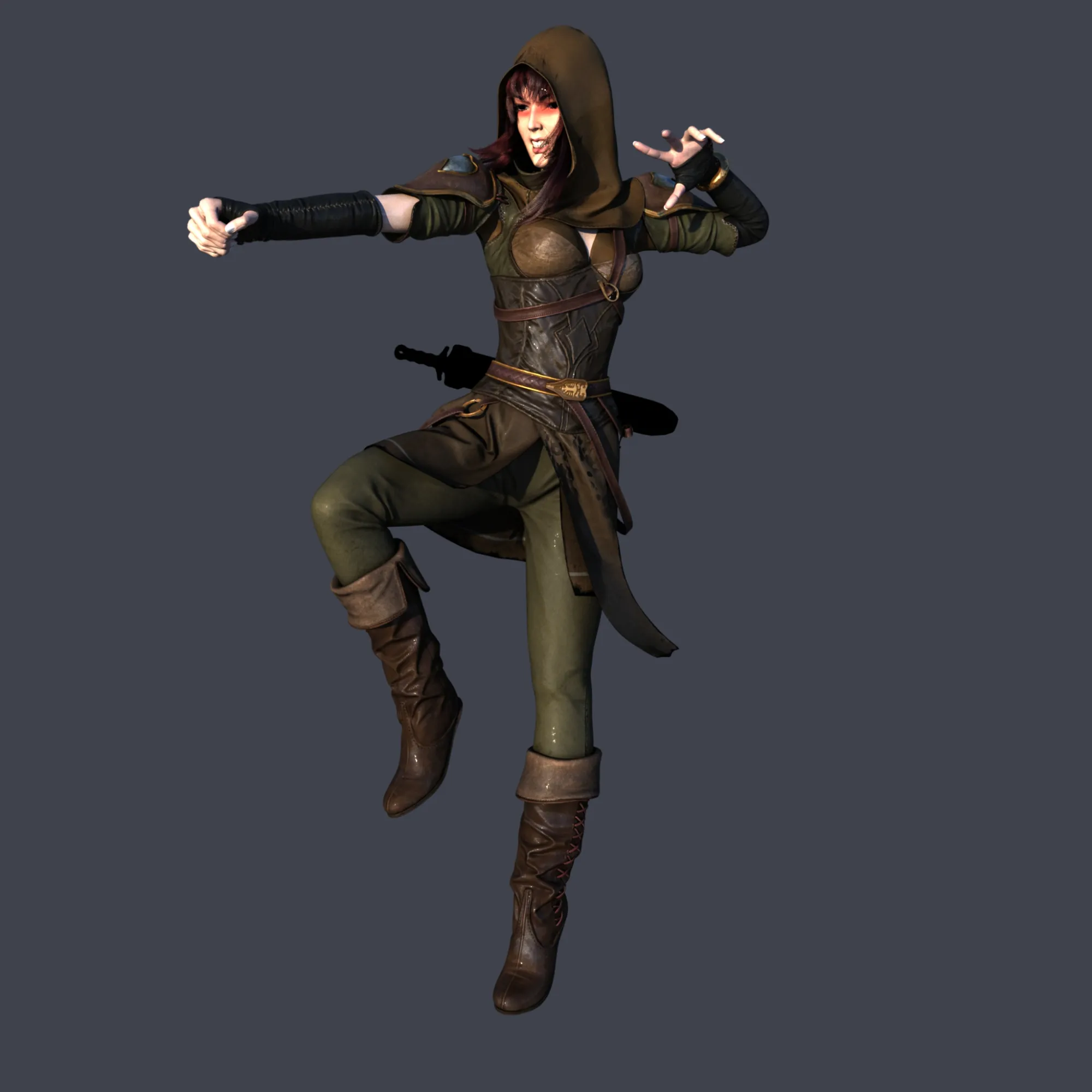 Assassin 3D Модель .c4d .max .obj .3ds .fbx .stl .blend