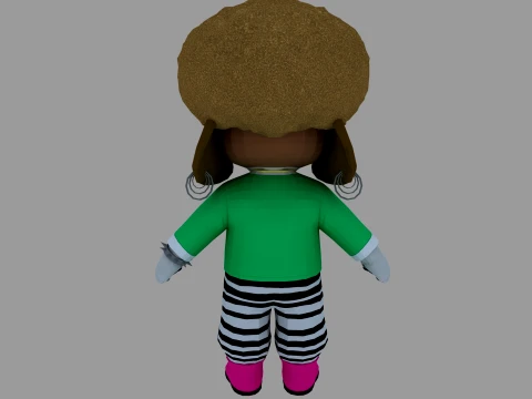 Cartoon dog 3D Model