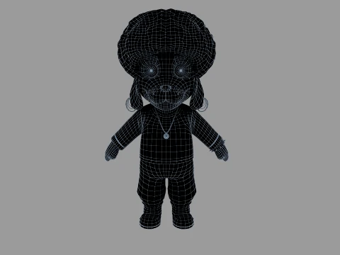 Cartoon dog 3D Model