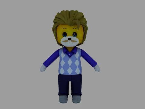 Cartoon dog Modèle 3D