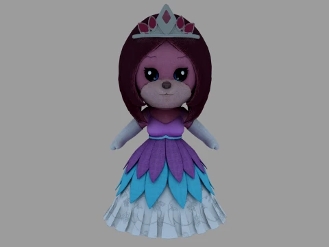 Cartoon dog 3D Model
