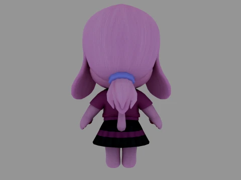 Cartoon dog 3D Model