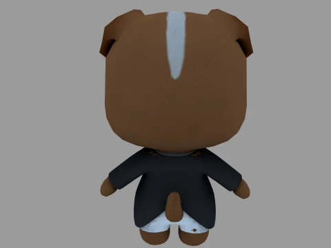 Cartoon dog 3D Model