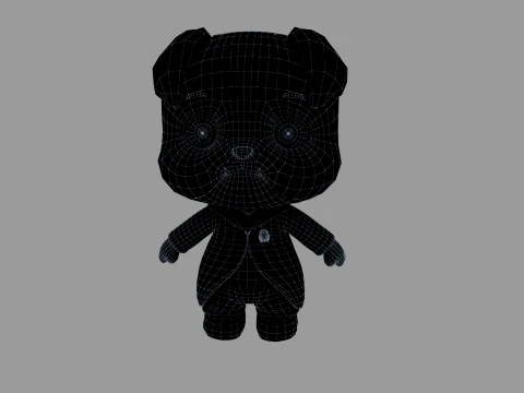 Cartoon dog 3D Model
