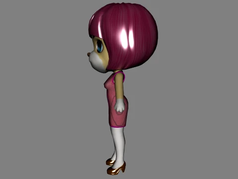 Cartoon dog 3D Model