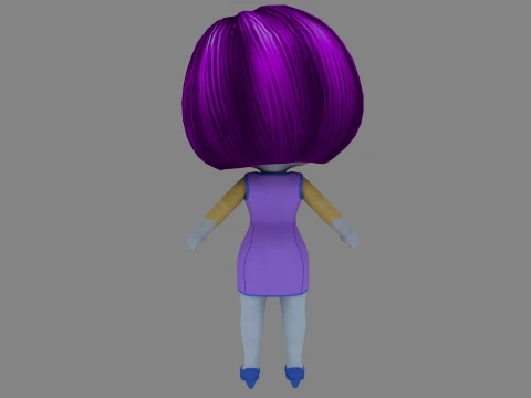 Cartoon dog 3D Model