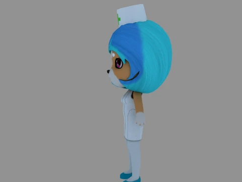 Cartoon dog 3D Model