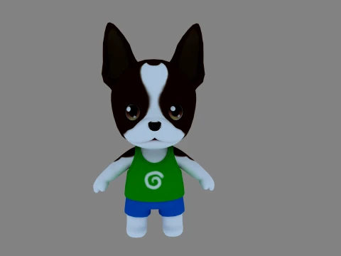 Cartoon dog Modello 3D