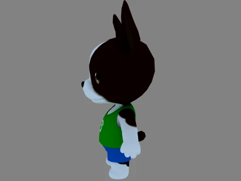 Cartoon dog 3D Model