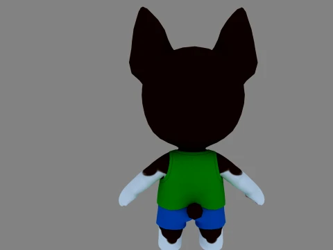Cartoon dog 3D Model