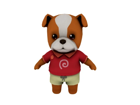 Cartoon dog Modello 3D