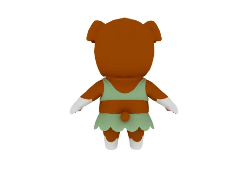 Cartoon dog 3D Model