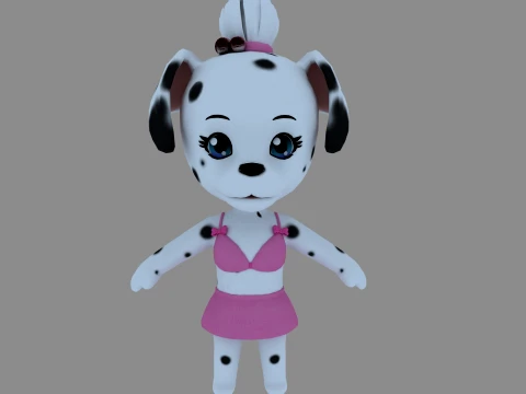 Cartoon dog Modello 3D