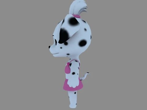 Cartoon dog 3D Model