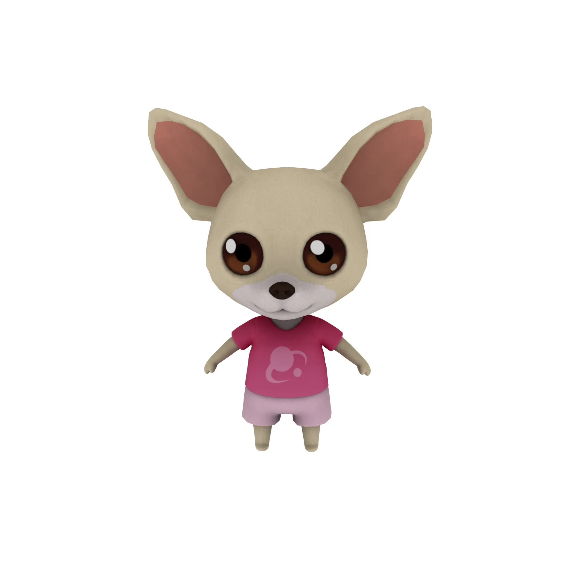 Cartoon dog 3D Model .c4d .max .obj .3ds .fbx .stl .blend