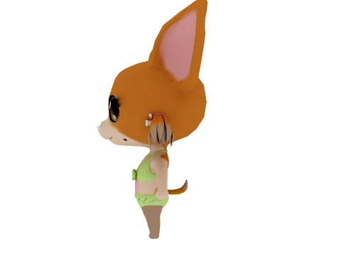 Cartoon dog 3D Model
