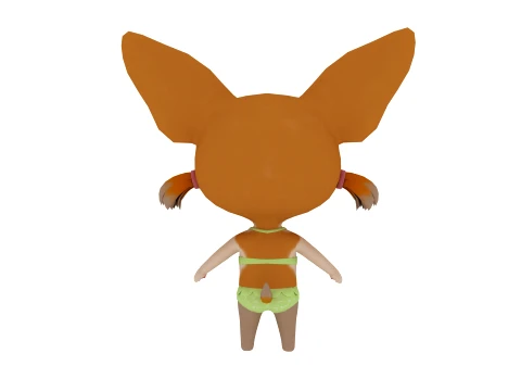 Cartoon dog 3D Model