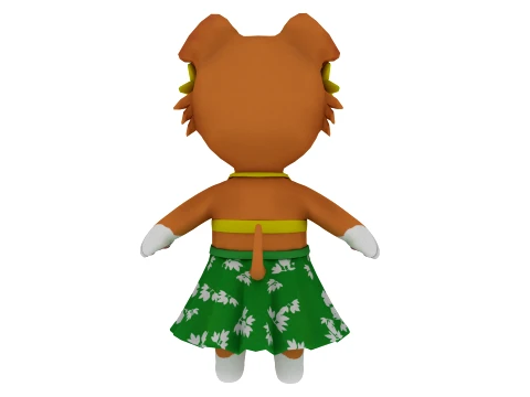 Cartoon dog 3D Model
