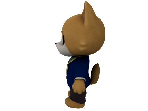 Cartoon dog 3D Model