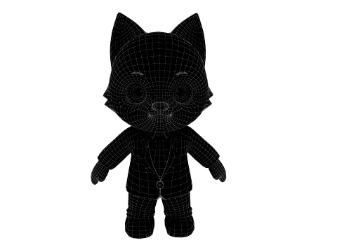 Cartoon dog 3D Model