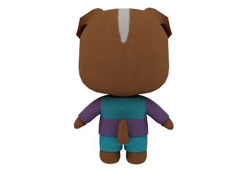 Cartoon dog 3D Model
