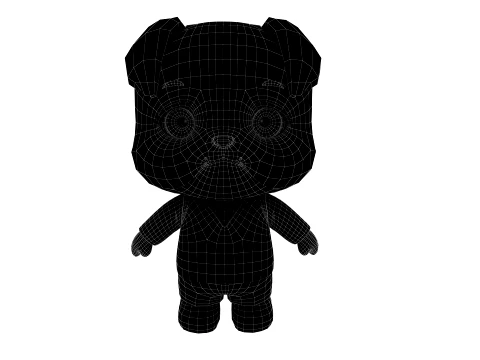 Cartoon dog 3D Model