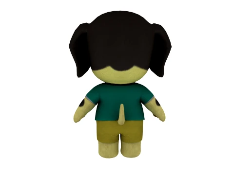 Cartoon dog 3D Model