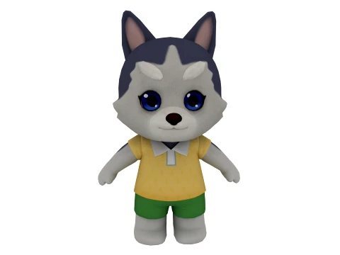 Cartoon dog Modello 3D