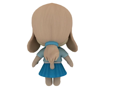 Cartoon dog 3D Model