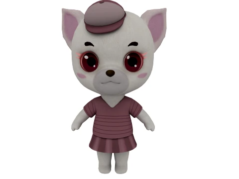Cartoon dog Modello 3D
