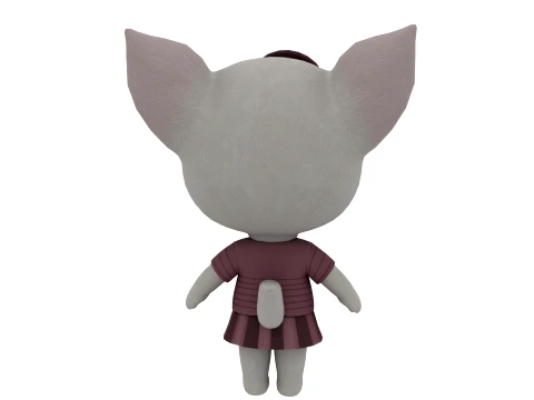 Cartoon dog 3D Model