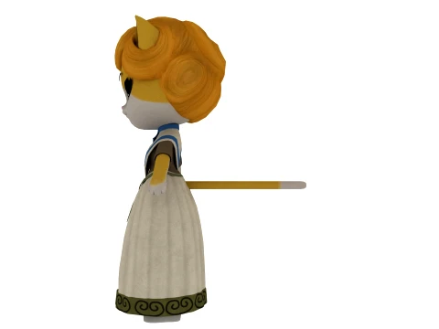 Cartoon cat 3D Model